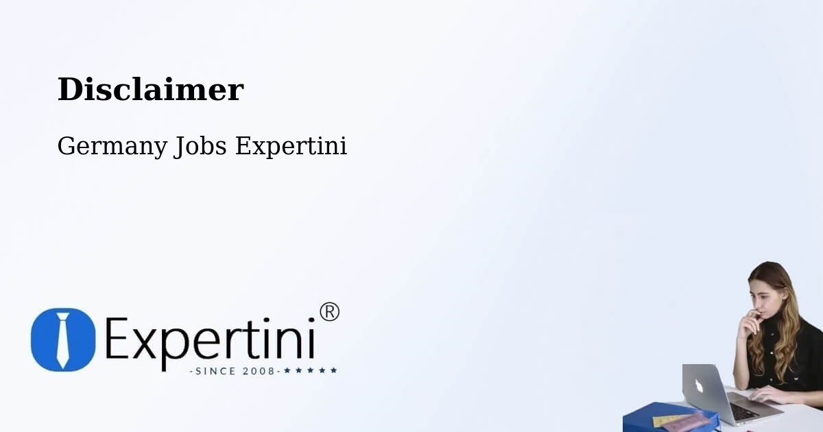 Disclaimer – Stadtlohn - Germany Jobs Expertini
