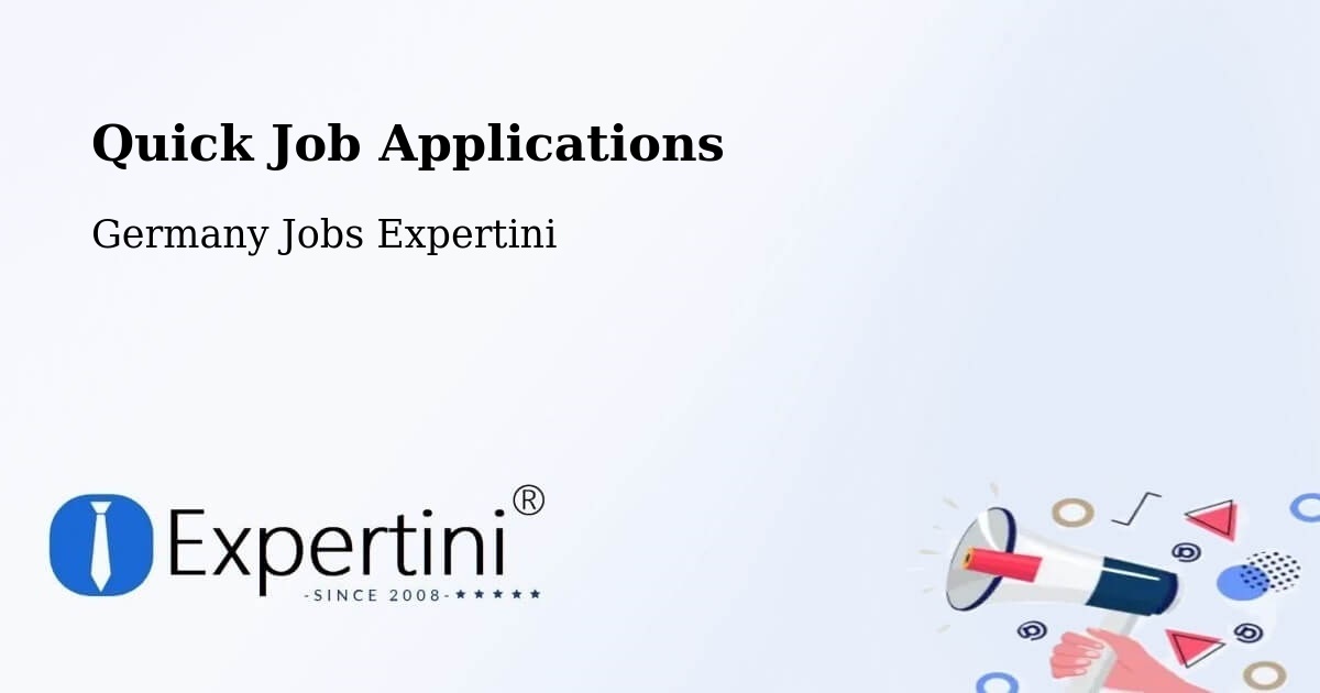 Quick Apply Feature – Stadtlohn - Germany Jobs Expertini